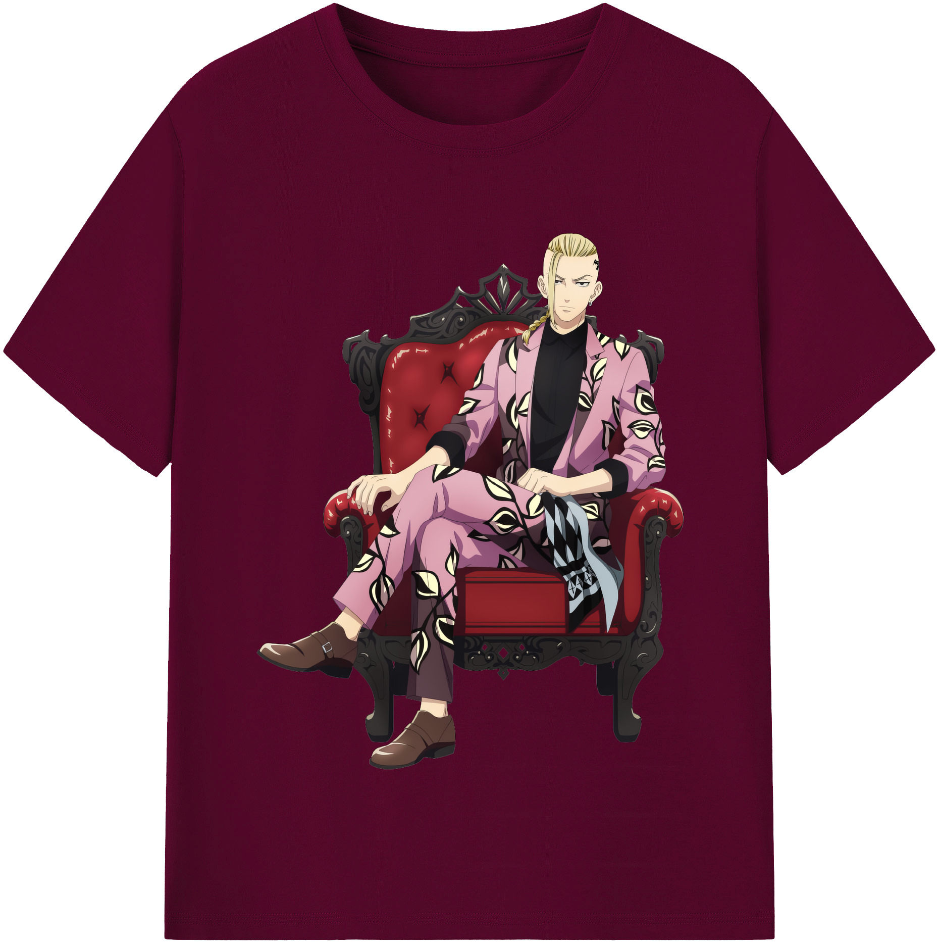 （画像用） 東京リベンジャーズ Tokyo Revengers レディースカジュアルプリントTシャツ（綿100％）